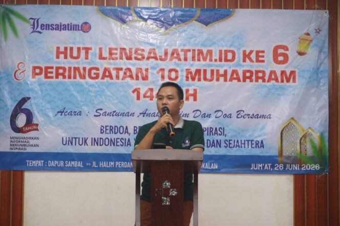 
					Rayakan HUT Ke-6, LensaJatim.id Santuni Anak Yatim dan Teguhkan Komitmen Sajikan Informasi Berkualitas